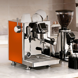 เครื่องชงกาแฟเอสเพรสโซแบบกึ่งอัตโนมัติระดับมืออาชีพ 15 บาร์ พร้อมระบบสั่นสะเทือน ทำจากสแตนเลส เหมาะสำหรับโรงแรมและธุรกิจ - Product Image 1