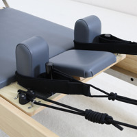 Machine de Pilates Reformer en bois de chêne certifiée CE, réglable, durable, multifonctionnelle, pour studio de Pilates et fitness à domicile