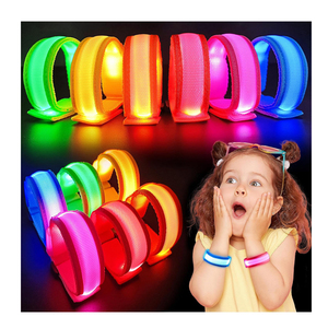 LED Bracelets Light <b>up</b> Birthday Party Supplies Glow Sticks Bracelets Party Favors <b>Boys</b> Girls Toy - Product Image 1
