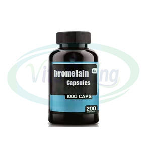 Suplemento Dietético Vegano Ausreson, Vitamina C y Zinc, Bromelina de Pino, Tabletas, Cápsulas de Bromelina - Product Image 1