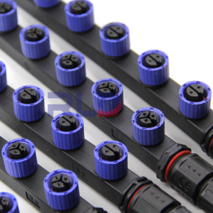 M15 10A F Shape 1 in 2 3 4 OutマルチウェイLedストリップライトデバイスパワーワイヤーケーブルスプリッター防水IP68コネクタ - Product Image 2