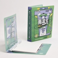 Classeur à 6 anneaux en poly givré A5 B5, organiseur de fichiers étanche rechargeable avec pochettes pour cartes et photos, logo personnalisé, vente en gros