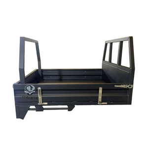 Plateau de benne en aluminium double/simple/extra 4x4 avec auvent et boîte à outils pour chien intégrée pour pick-up compatible avec <span class=keywords><strong>Hilux</strong></span>, Ranger, Dmax, BT50, Triton - Product Image 2