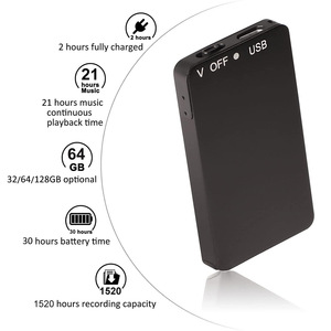 Botón 3 en 1, dispositivos de grabación de voz activados por voz, Mini grabadora de voz portátil, 1520 horas de capacidad de grabación, dictáfono - Product Image 2