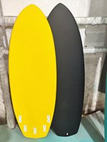 Haute Premium Nid D'abeille Double Couverture Soft Top Planche De Surf Époxy Fibre De Verre Shortboard Logo Personnalisable Haute EPS Waterplaying Fin