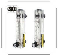 Panneau acrylique LZM-15 de haute précision monté avec indicateur de débit de connexion de filetage de vanne pour les médias de gazole liquide d'eau
