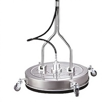 Nettoyeur de surface haute pression Amjet, 24 pouces, acier inoxydable, 20HP, 4000psi, 200bar, robuste, durable, avec accoudoirs, pour la maison