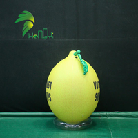 Ballon publicitaire gonflable personnalisé en forme de fruit Hongyi 2026, en bâche PVC, avec LED, motif citron