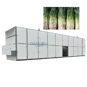 Energy Saving Continuous Vegetable Leave Allium Mesh Belt Dryer Green Onion Drying Production Line - Product Image 1