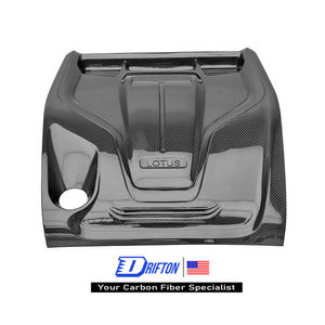 Cubierta de Fibra de Carbono Real para el Capó Trasero del Motor para Lotus Emira - Product Image 1