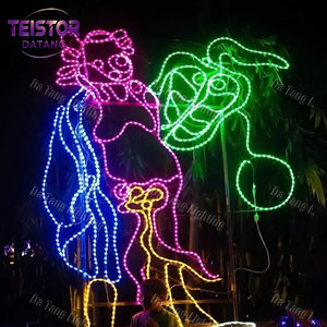 ไฟตกแต่งลายคริสต์มาส 2 มิติ สำหรับตกแต่งห้างสรรพสินค้าและสวนสาธารณะ มาตรฐาน IP65 สำหรับใช้งานกลางแจ้ง - Product Image 3