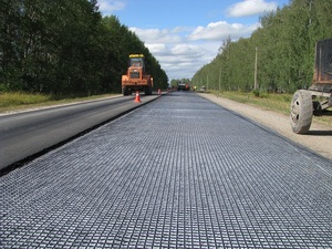 geogrille en fibre de verre anti-fissuration pour la construction routière - Product Image 6