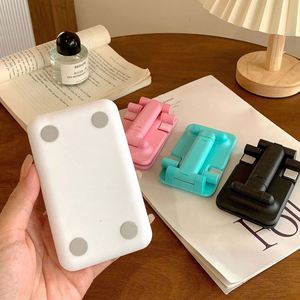 Adjustable Foldable Fashion Plastic Phone <b>Stand</b>-Portable Desktop Mount for <b>Tablets</b> Live Streaming Custom Logo Promotional - Product Image 4