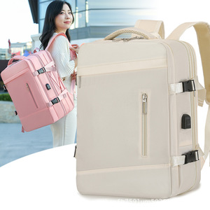 Laptop <b>Backpack</b> <b>Large</b> Capacity 15 Inch Lightweight Business Travel Men's Solid Color With Handle Spring 2026 - Product Image 1