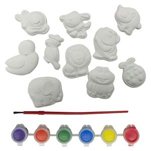 Figuras de Animales Realistas de Yeso para Colorear, Juguete Creativo para Niños, Pintura, Graffiti, Manualidades, Dibujo - Product Image 6