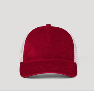 Casquette de baseball unisexe design en velours et maille, ensemble de 5 pièces, couleur unie, motif à pois, sportive, protection solaire, reconnaissance faciale - Product Image 2