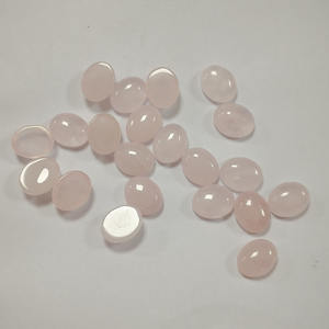 Cabujón de Cuarzo Rosa Natural, Gema Suelta con Corte Ovalado para Joyería - Product Image 2