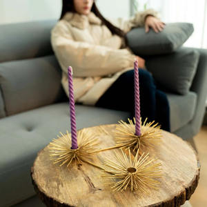 Bougeoir en T décoratif de dernière conception pour la décoration intérieure 2024 nouveauté bougeoir en fer forgé moderne pour mariage - Product Image 4