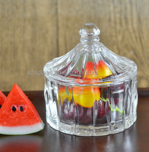 Ciotola di <span class=keywords><strong>vetro</strong></span> a forma di torre vasetto di zucchero candito coco bean/frutta secca/mandorle/anacardi contenitori di stoccaggio - Product Image 1