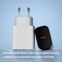 Charger USB Port Tunggal 12V 1.5A 18W 5V 3A Bersertifikasi CE Dilengkapi Proteksi OVP untuk Kamera CCTV Lampu LED Elektronik