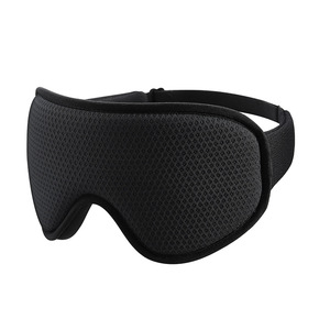 Masque de sommeil 3D ergonomique sans pression sur les yeux, bandeau occultant <span class=keywords><strong>pour</strong></span> <span class=keywords><strong>yoga</strong></span>, voyage, sieste, masque de sommeil 100 % anti-lumière avec sangle réglable - Product Image 3