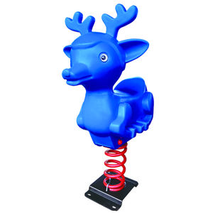 Colorido estilo Animal Niños primavera jinete paseo Plástico jinete juguetes balancín caballo - Product Image 2