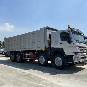 Exportación de Camiones Pesados Chinos: Suministro de Camiones Volquete HOWO de 371 CV 8x4 para Movimiento de Tierras con Descarga Trasera - Product Image 3