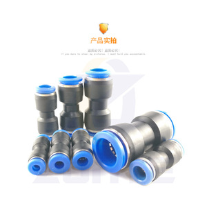 <b>Pneumatic</b> Quick Connect Air Hose Connector PU4 6 8 10 12 14 16mm Plastic Straight Through For <b>Pneumatic</b> <b>Tools</b> - Product Image 2