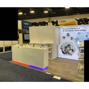 Stand <span class=keywords><strong>de</strong></span> Exhibición Comercial <span class=keywords><strong>de</strong></span> Aluminio Fácil <span class=keywords><strong>de</strong></span> Montar, Diseño Personalizado YOBOCS, 20x10 pies, Duradero, Ligero, con Certificación CE - Product Image 5
