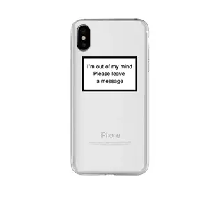 Personality English Sentence Silicone soft phone case For iPhone, suitable for all model