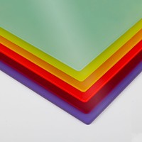Feuille acrylique translucide 1mm -40mm feuille acrylique brille dans le noir feuilles de plexiglas en acrylique moulé