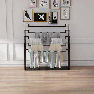 カスタムクロスショップフロアハンギングファブリックディスプレイラック/スカーフディスプレイスタンド/カーテンディスプレイラック - Product Image 4