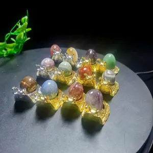 Cristallo di alta qualità caduto naturale gemma animale ornamento di cristallo di rotolamento pietra per la decorazione domestica