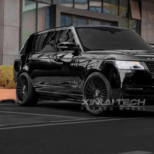 ล้อฟอร์จ XINLAI 5x114.3 5x120 สำหรับรถเทสล่า รุ่น 3 Performance, Model Y, S, X ขนาด 19 20 21 22 นิ้ว สีดำเงา ลายหลายก้าน ทำจากอัลลอย - Product Image 2