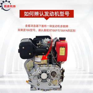 Ensemble de culasse de moteur diesel monocylindre 170F173F178F188F186FA190F192F195, culasses essentielles - Product Image 4