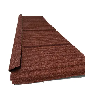 Hurricane resistance Interlocking Tile Stone Coated Steel Roof Terracotta Tiles Eurotile shingles Building Construction Material