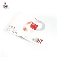 Impression de brochures et de bons personnalisés de luxe avec reliure à cheval pour la publicité