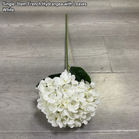 HGA Vente en gros de fleurs artificielles en soie rose clair, à tige unique, pour la décoration de réceptions de mariage, de dîners et de fêtes