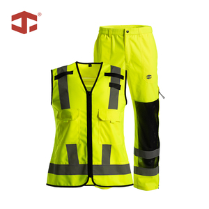 Chaleco de Trabajo JIADE, Ligero y Transpirable, con Contraste <span class=keywords><strong>en</strong></span> Naranja Fluorescente, Bolsillo <span class=keywords><strong>en</strong></span> el Pecho y Anillo <span class=keywords><strong>en</strong></span> D, para Logística y Almacenamiento - Product Image 4