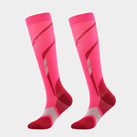 Chaussettes de compression sportives montantes pour hommes et femmes, idéales pour la course, 20-30 mmHg, vente en gros