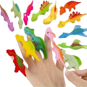 Wholesale 15pcs <strong>Slingshot</strong> Dinosaur Finger Stick Wall Christmas Funny Prank Gift Gags Practical Jokes Toys - Product Image 3
