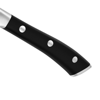 Sharp cinq pièces ensemble 3Cr13 acier inoxydable ABS poignée couteau de cuisine avec rivet emballé commodément pour un usage domestique