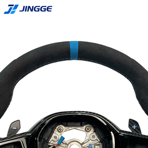 Volante Auto in Pelle Alcantara per <span class=keywords><strong>BMW</strong></span> M3 M5 G80 M4 G82 <span class=keywords><strong>X3</strong></span> <span class=keywords><strong>G01</strong></span> X4 G02 X5 G05 X6 G06 G11 G12 G20 G30 Z4 G29 M340i F30 - Product Image 5