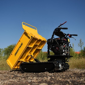 AUSTTER 500KG piste en caoutchouc automotrice Mini transporteur Dumper puissance hydraulique <span class=keywords><strong>brouette</strong></span> chenillée Mini Dumper - Product Image 6