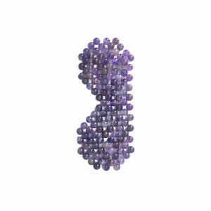 Mini Size Round Bead Natural Amethyst Eye Mask Cold Therapy Gemstone Eye Curtain Beauty Salon & Home Skincare Massage Gift - Product Image 2