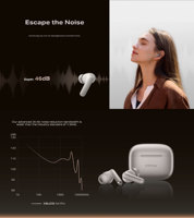 Audífonos Inalámbricos Infinix XBUDS N4 Pro, Control Táctil, Refuerzo de Bajos 5.3, LED, Cancelación de Ruido ENC, IPX4, AAC, Titanio de 13 mm