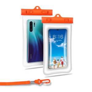 Không thấm nước điện thoại di động túi dưới nước bơi lặn phím nổi kayaking cắm trại trường hợp điện thoại di động Pouch bơi bảo vệ - Product Image 1