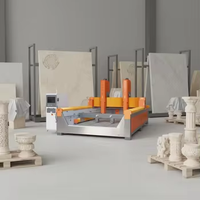 Macchina per Incisione su Pietra 3D JK di Alta Qualità, Router CNC a 4 Assi, 5.5kW, 380V, Garanzia di 3 Anni, Lunghezza Massima di Taglio 3200mm, Motore PLC