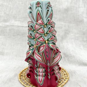 Velas Decorativas Talladas a Mano de Alta Gama, Velas de Cera de Soja Personalizables, Decoración para Ambiente de Hotel y Bodas - Product Image 6