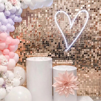 Toile de fond murale à paillettes scintillantes couleur champagne avec panneau de fond à grille transparente, toile de fond photo haut de gamme pour la décoration de mariage et de fête